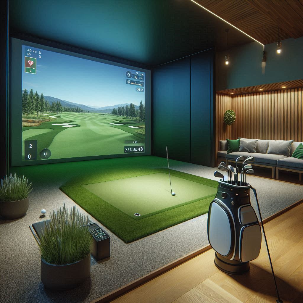 스크린골프장 배경