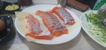송어회 송어매운탕