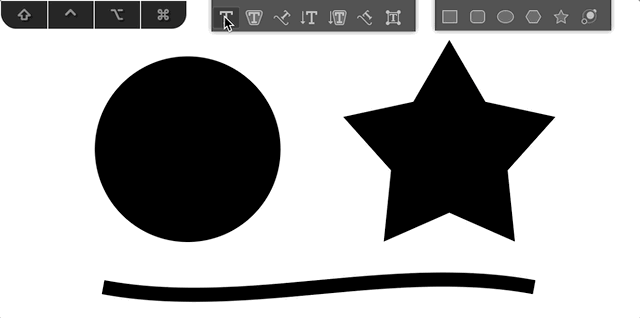 패스 따라서 문자 입력하기