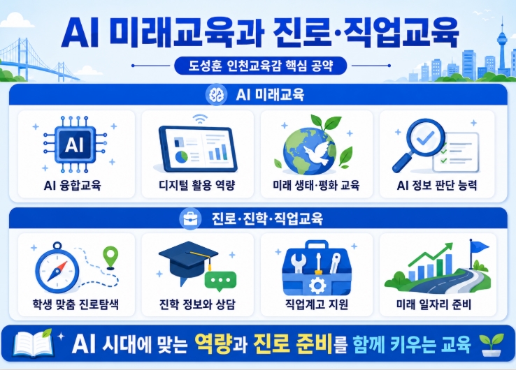 도성훈 인천교육감 당선자 프로필&middot;공약 쉽게 정리