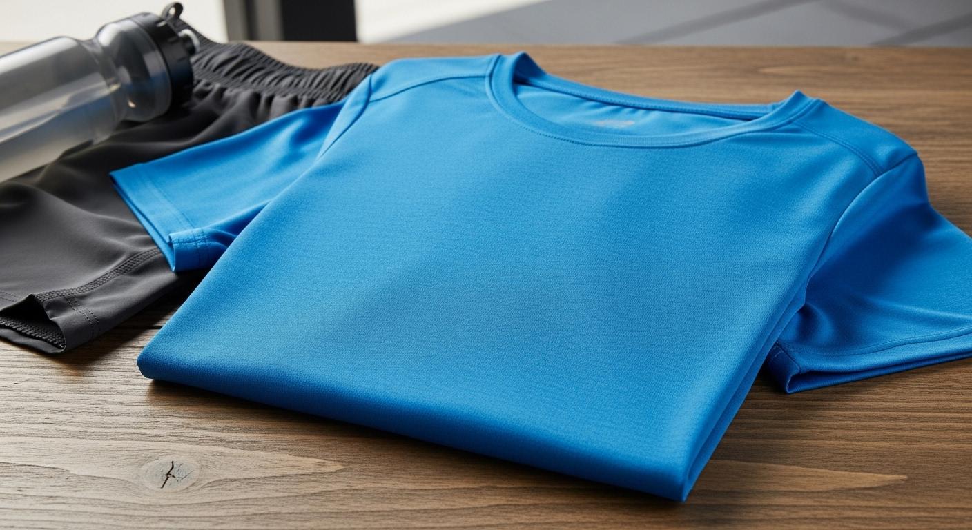 운동복 재질 반팔티