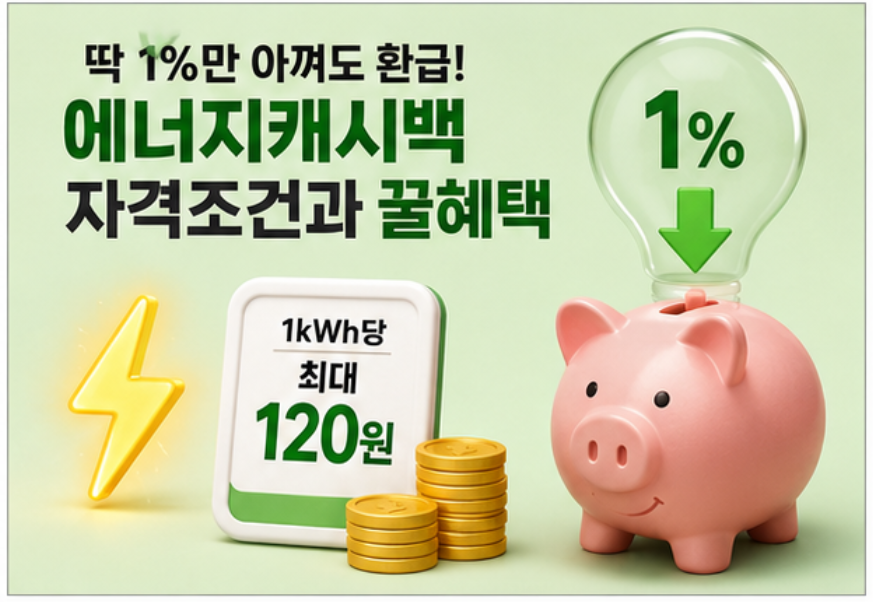 2026 전기요금 폭탄 피하는 방법! 주택용 에너지캐시백 vs 에너지바우처 완벽 비교