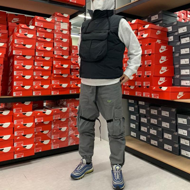 나이키 패딩 조끼 테크팩 경량 베스트 CU3767-010 081