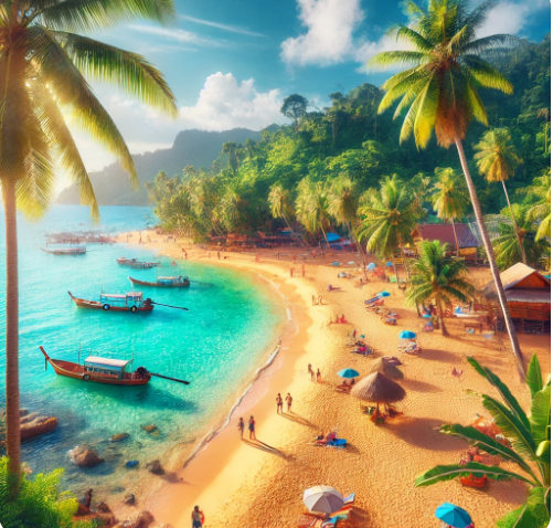 동남아시아 해변 이미지