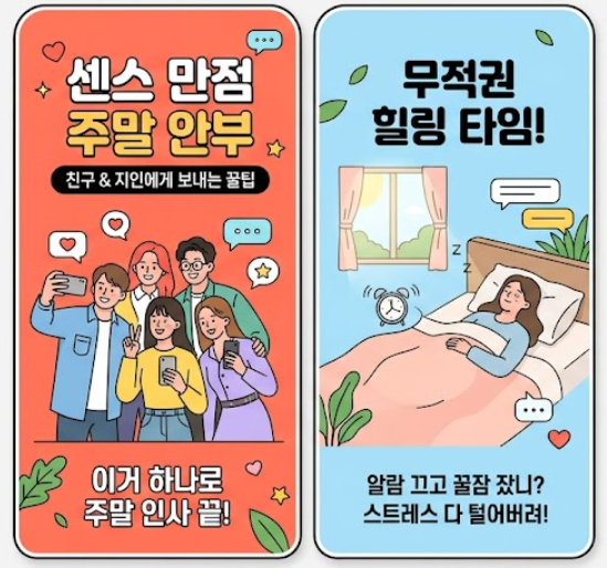 토요일 아침인사말