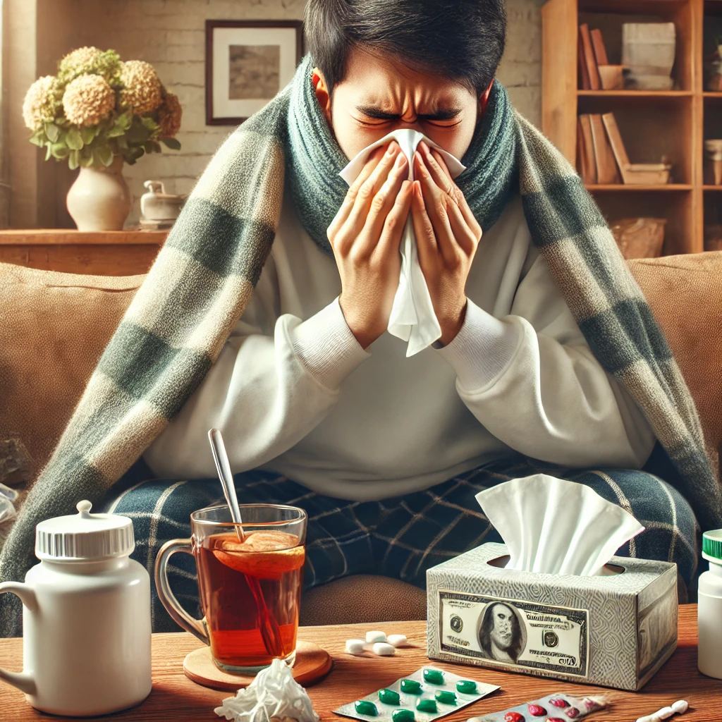 감기 증상과 관련된 사진