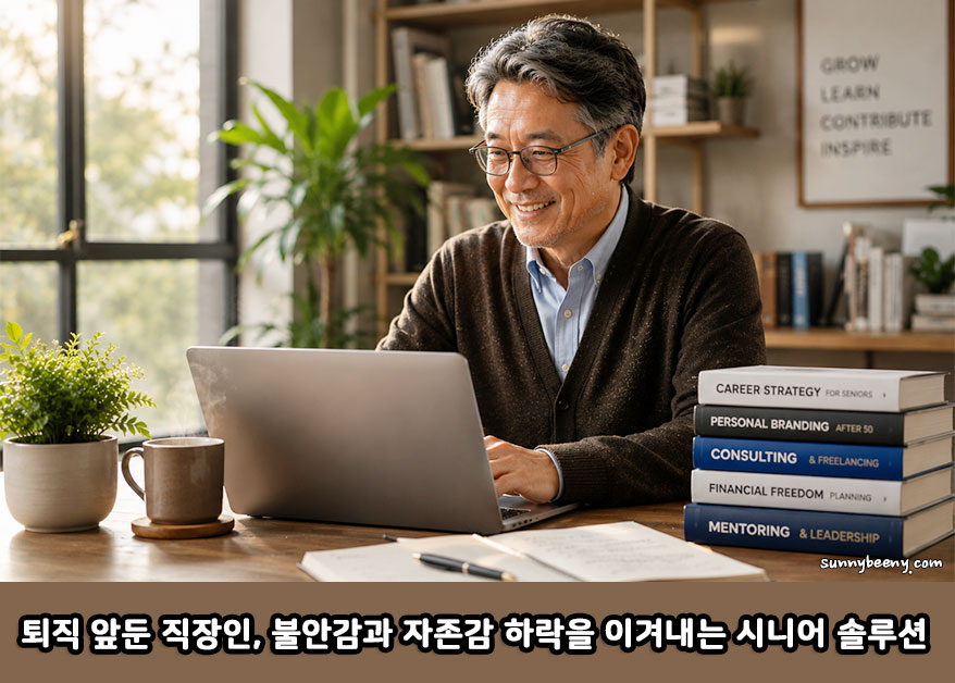 퇴직 앞둔 직장인, 불안감과 자존감 하락을 이겨내는 시니어 솔루션