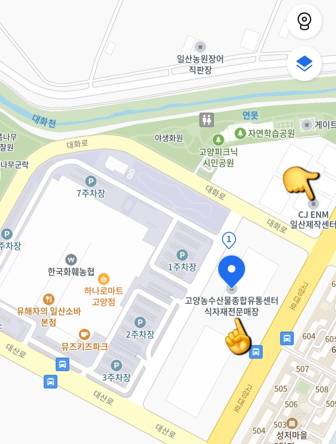 CJENM-일산제작센터-방청-및-주차-방법-주차는-별도-지원되지-않아서-근처-고양농수산물종합유통센터-식자재전문매장(하나로마트-고양점)-주차장을-이용하면-좋지만-가능하면-위의-지하철,-버스-노선을-확인해-이용하는-것을-추천드립니다.