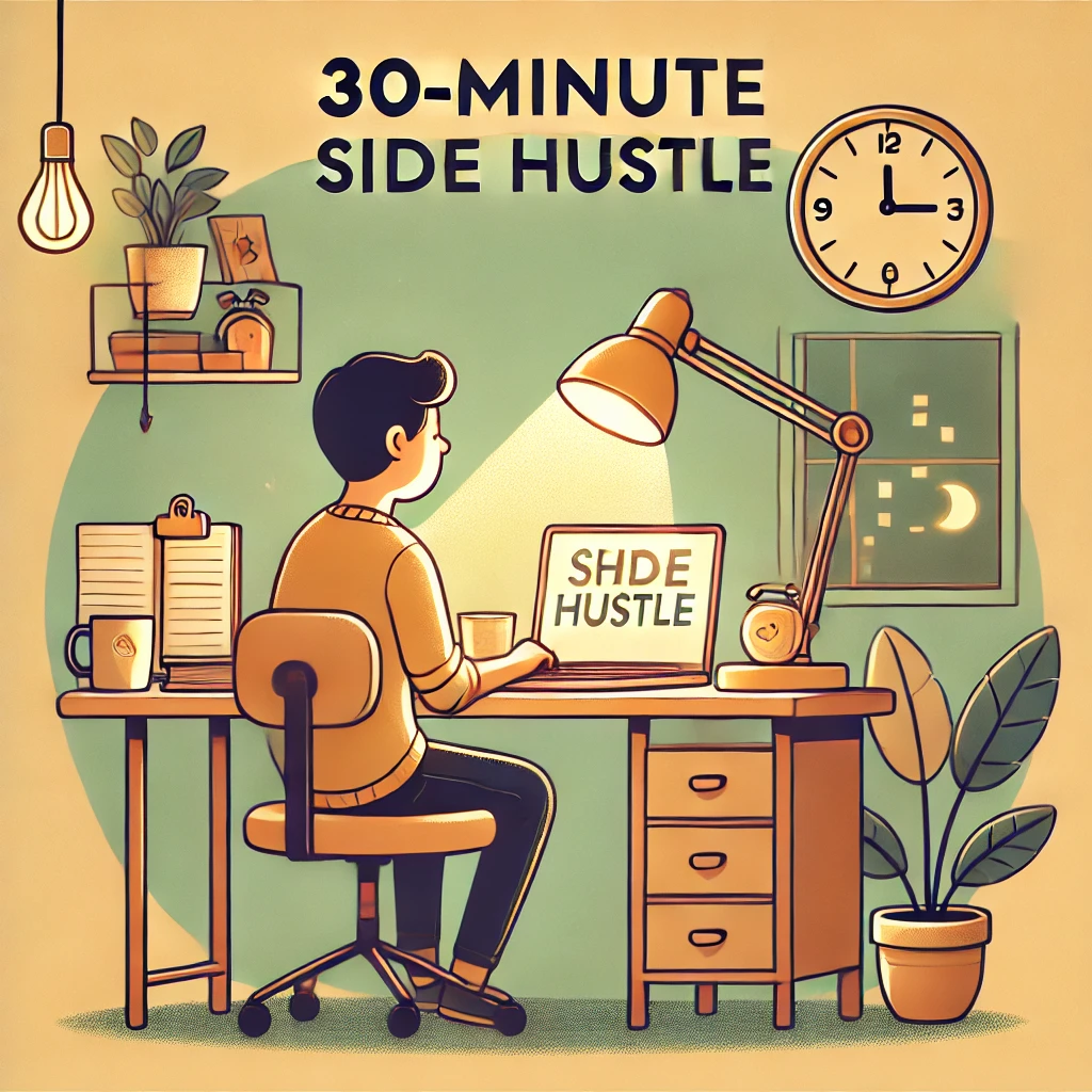 1시간, 2시간은 마음먹기 어렵지만 30분은 누구나 시도해볼 수 있는 시간입니다.