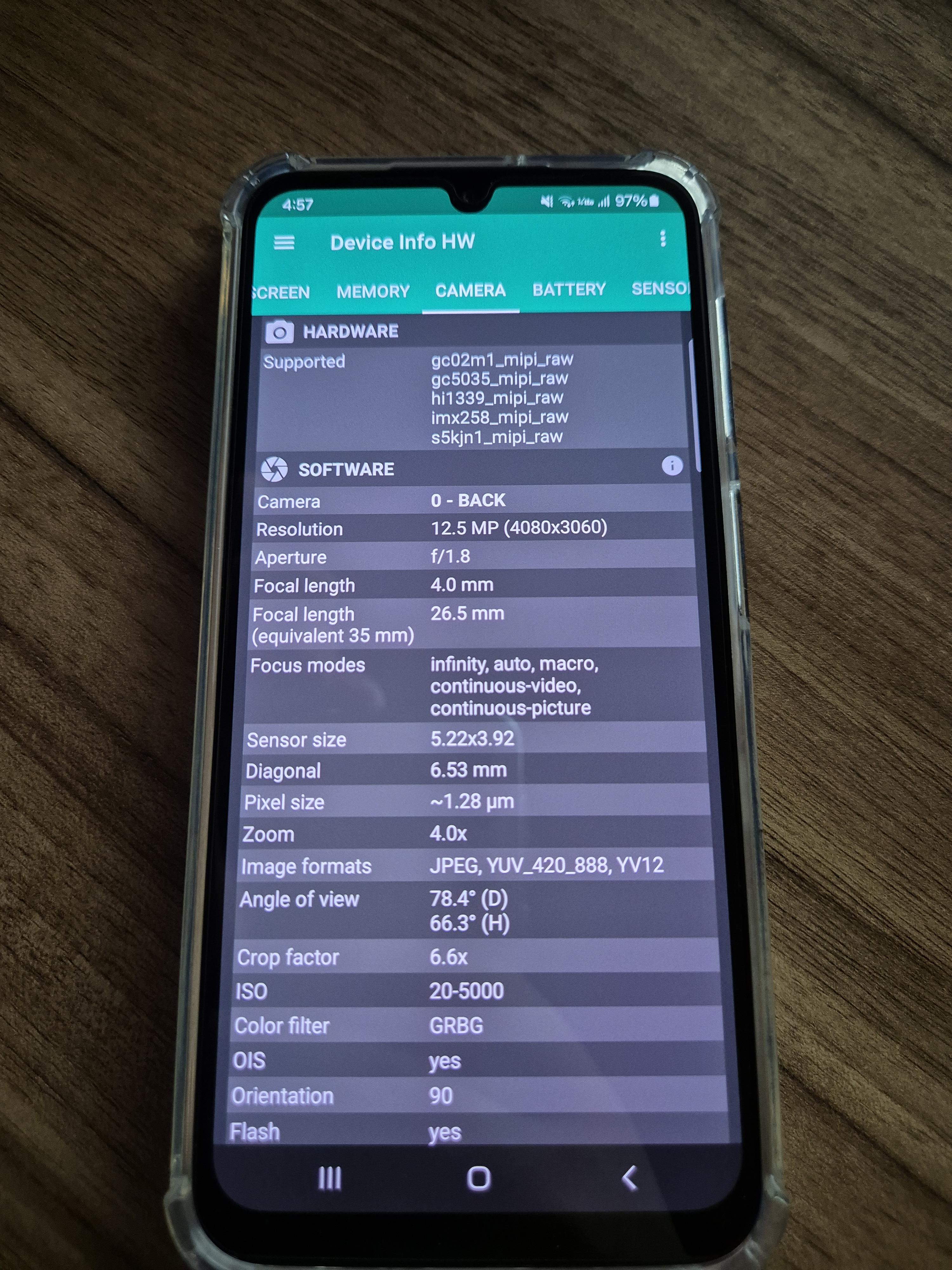 갤럭시A24 카메라 렌즈 정보