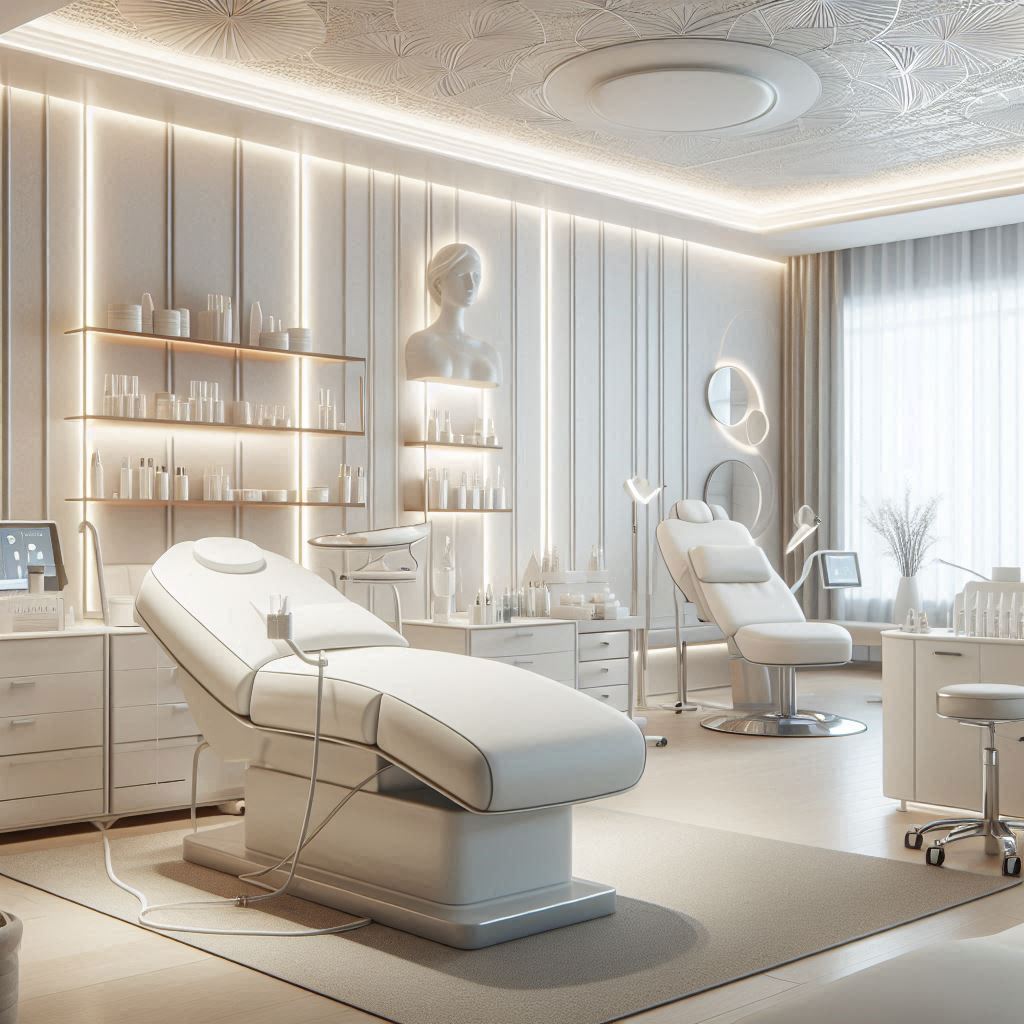 피부,체형관리 샵 배경