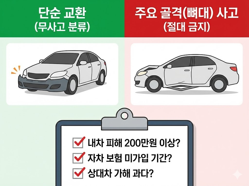 무사고 카히스토리 확인 방법