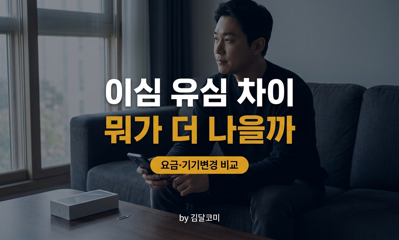 거실에서 스마트폰을 살펴보는 남성