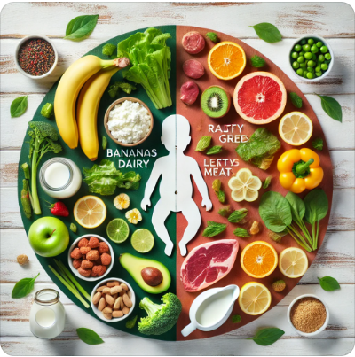 아기 성별에 영향을 줄 수 있는 음식들 이미지