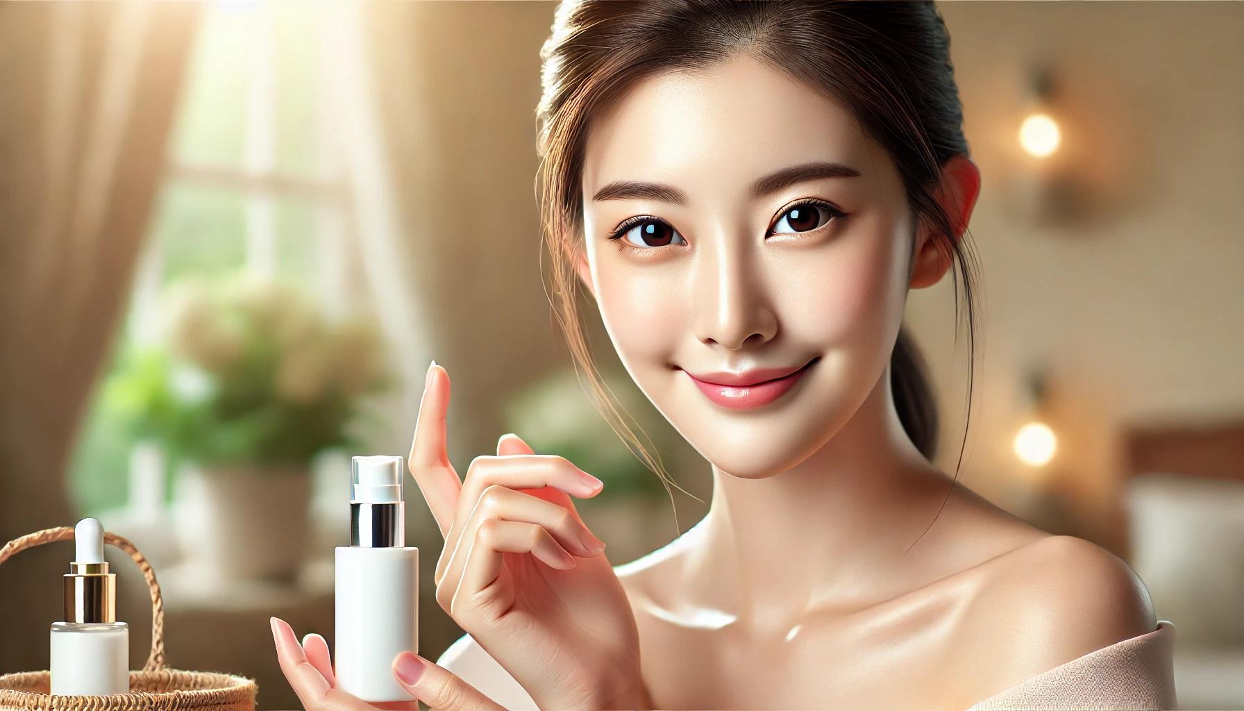 환절기 피부 관리법을 실천하는 사람