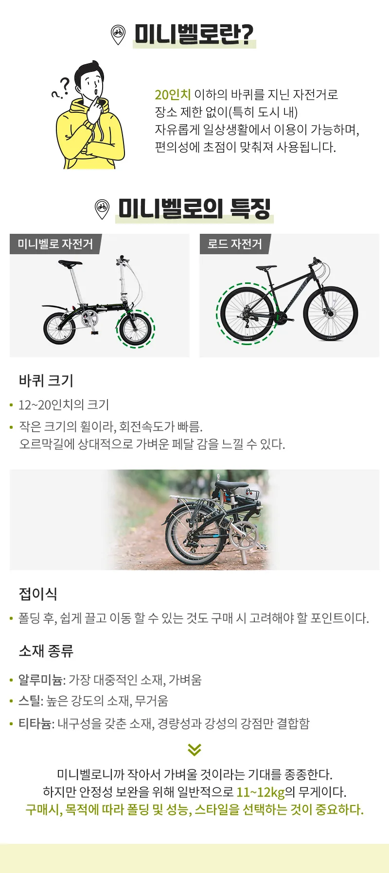 미니벨로 업힐 기어비 선택 케이던스 유지 무릎에 편한 세팅_3