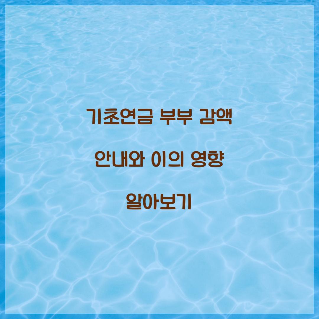 기초연금 부부 감액