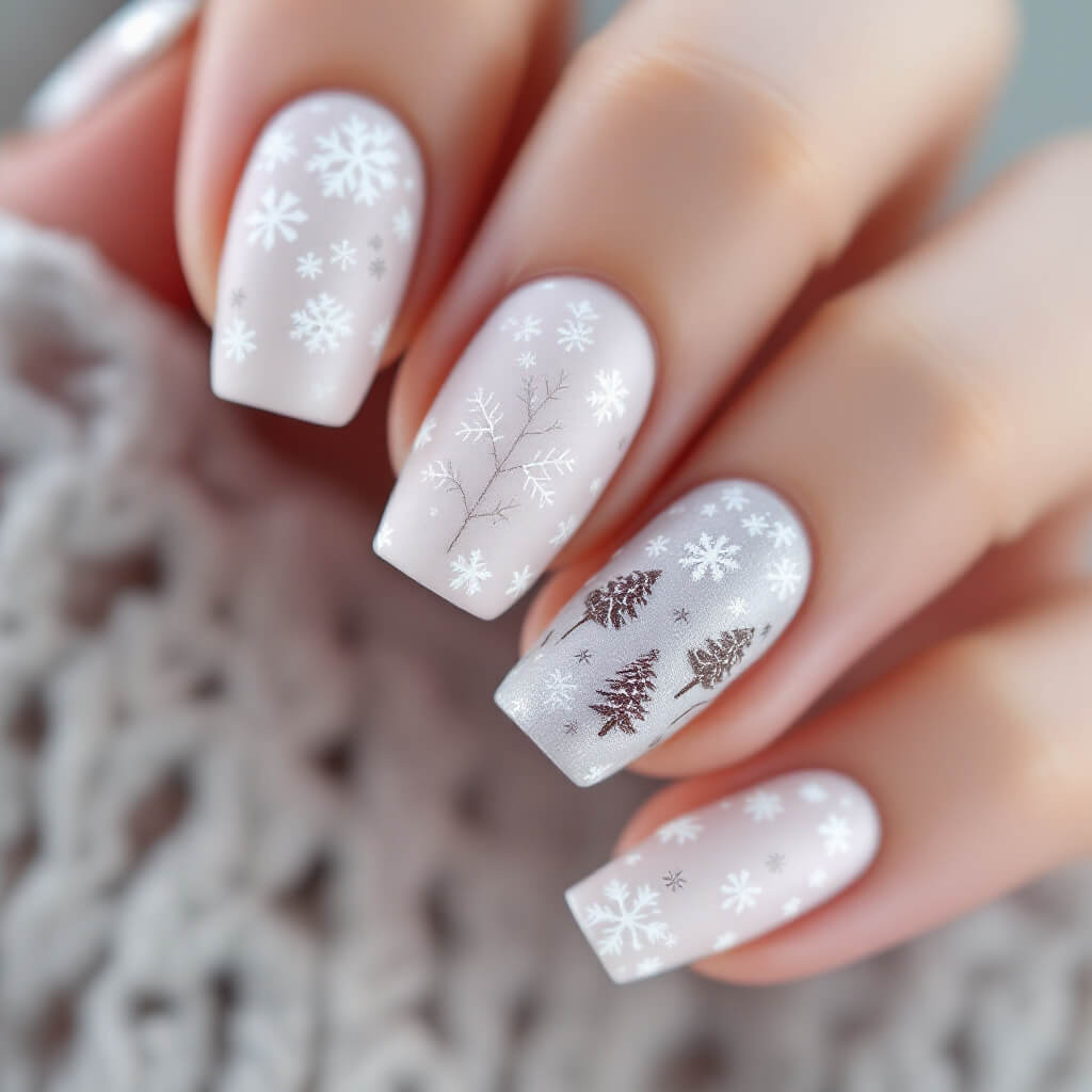 크리스마스 네일