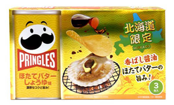 훗카이도 한정 프링글스 가리비 버터 간장맛 (3개입)