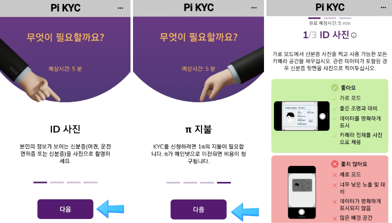 파이브라우저 KYC 인증절차