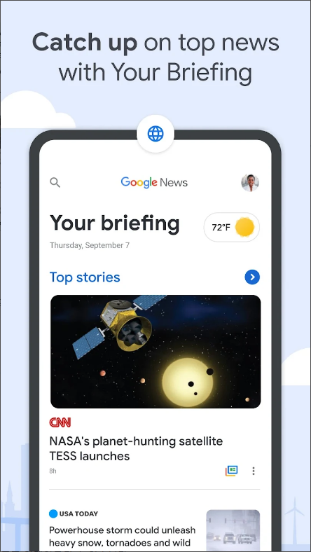 Google 뉴스 &ndash; 일일 헤드라인