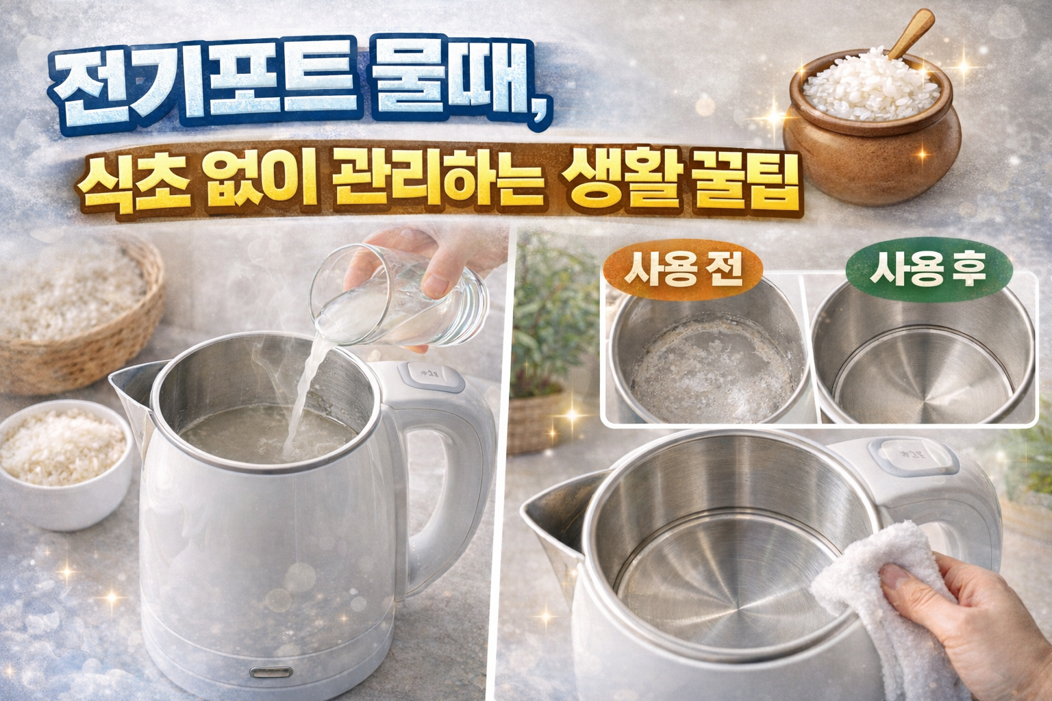 물때지우는 방법