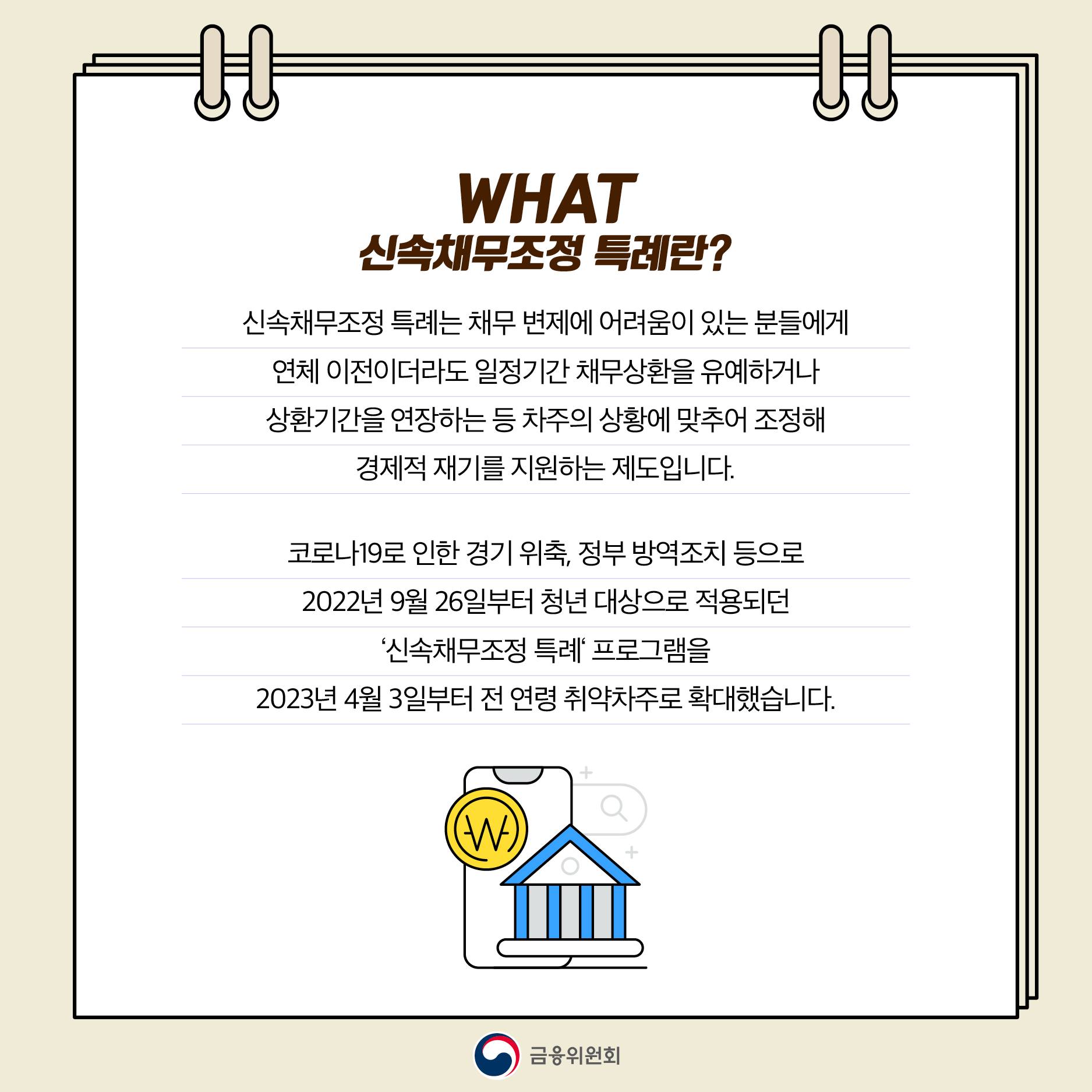 신속채무조정 특례