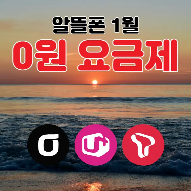 알뜰폰-1월-0원요금제