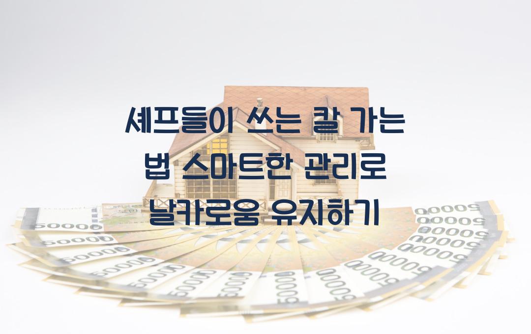 셰프들이 쓰는 칼 가는 법! 날카로운 칼 유지하는 꿀팁