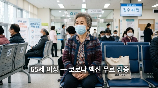 코로나 재유행 고위험군 65세 이상 백신 접종"