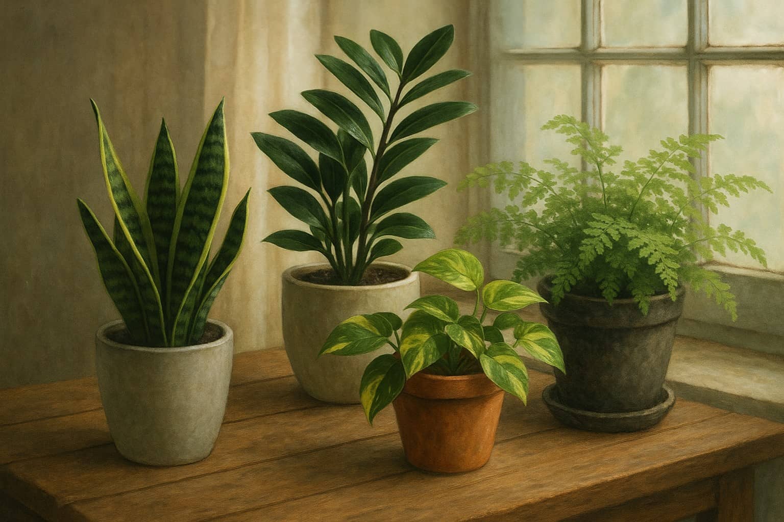 햇빛 부족한 집에서 키울 식물