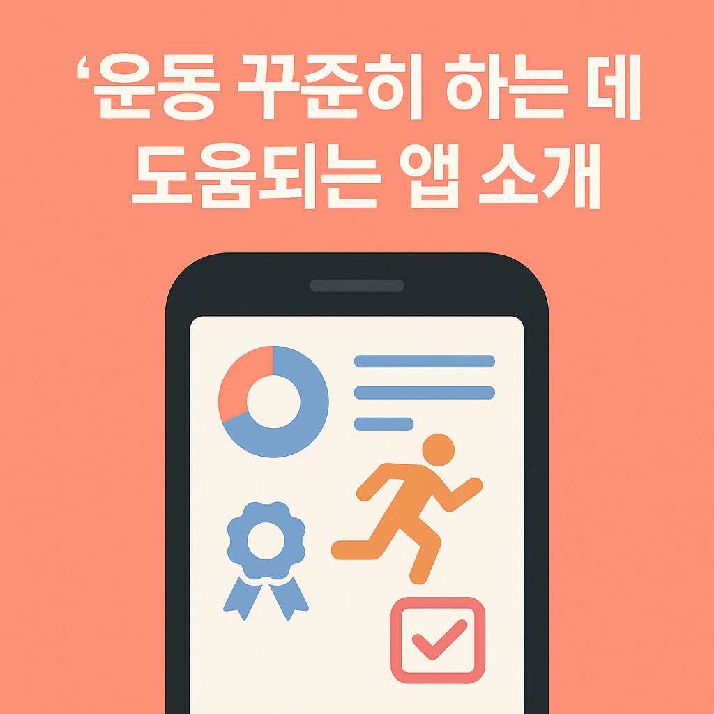 운동 꾸준히 하는 데 도움되는 앱 소개