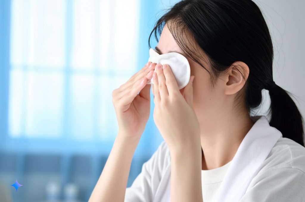 자가 관리를 하는 사람의 모습