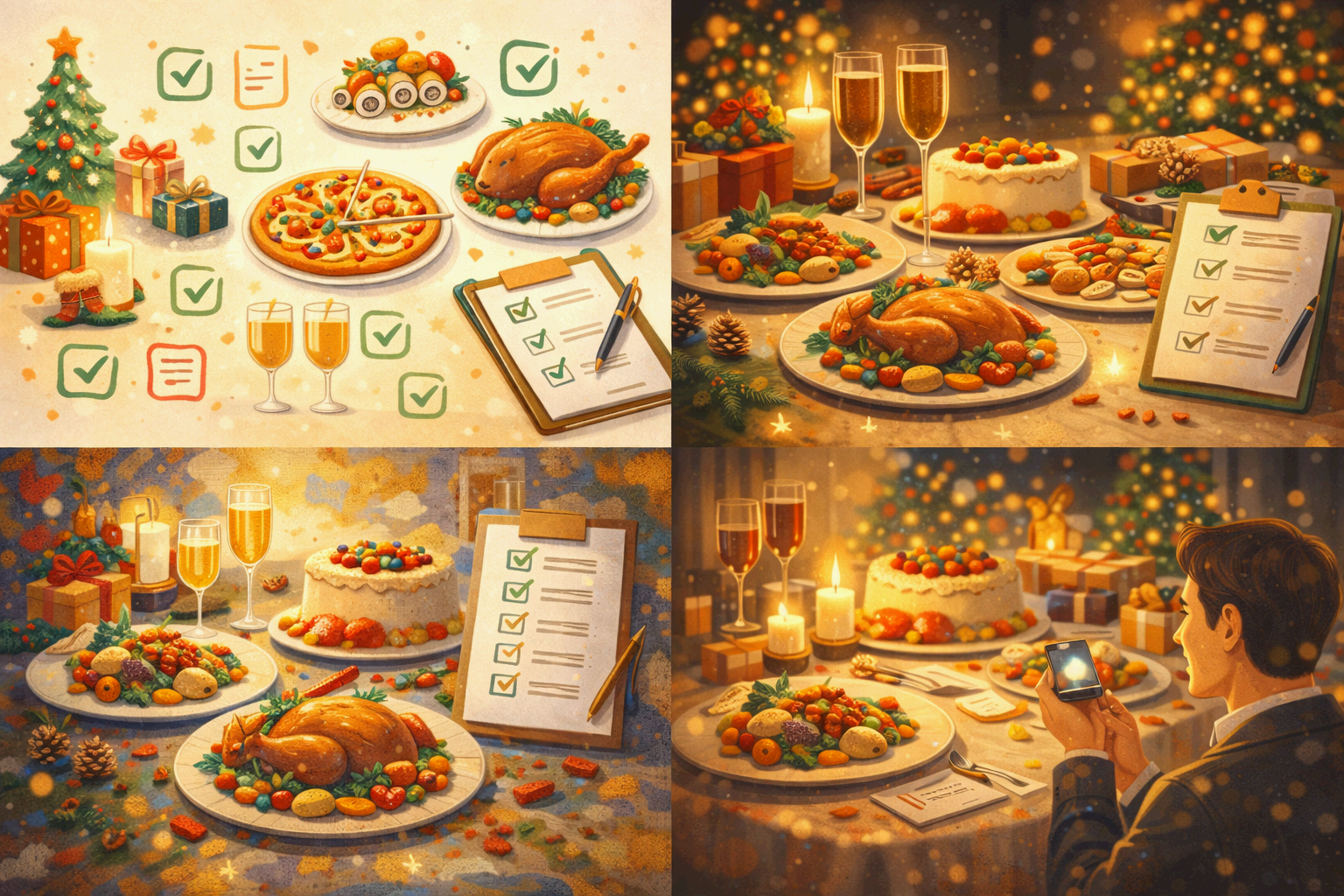 크리스마스 이브 홈파티 메뉴 &amp; 체크리스트｜이것만 따라 하면 성공!