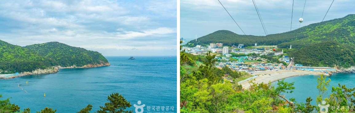 바다가는달