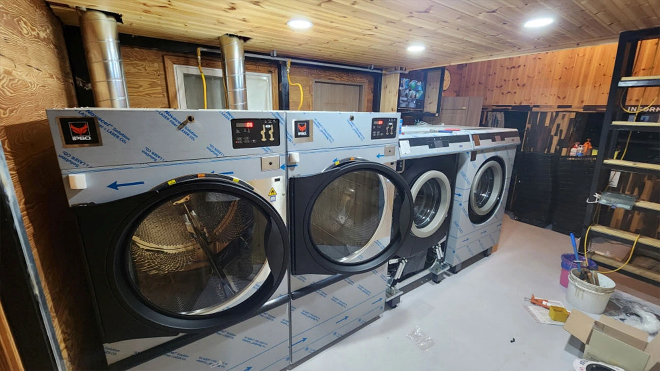 카라반 리조트 코인세탁기 코인건조기