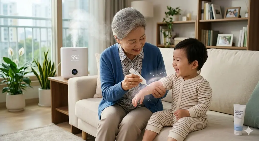 영유아 피부 장벽 관리: 환절기 소양증 및 건조증에 대한 피부과학적 대처법