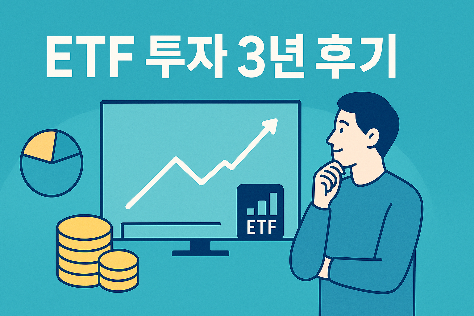 3년 ETF 장기 투자 후기: 수익 구조와 리스크를 정리한 썸네일 이미지