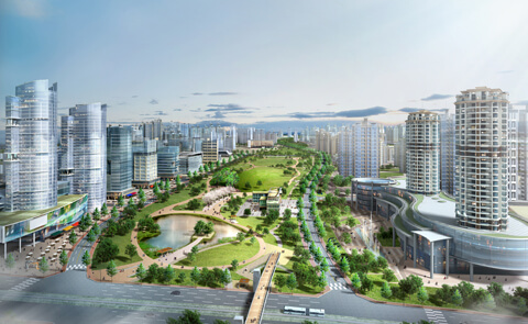 에코델타 조감도