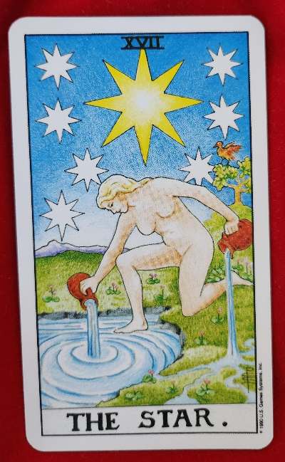 타로카드, 타로17번 카드, 타로