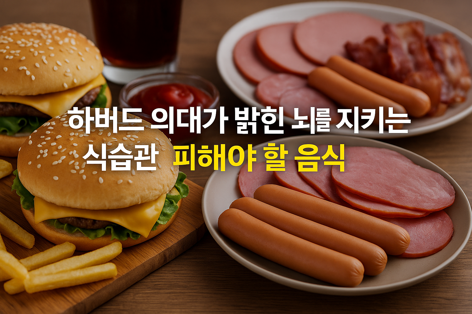 “뇌 건강 악화와 연관된 5가지 음식 경고 썸네일”