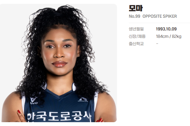 2026년 여자배구 최고의 투톱 : 모마