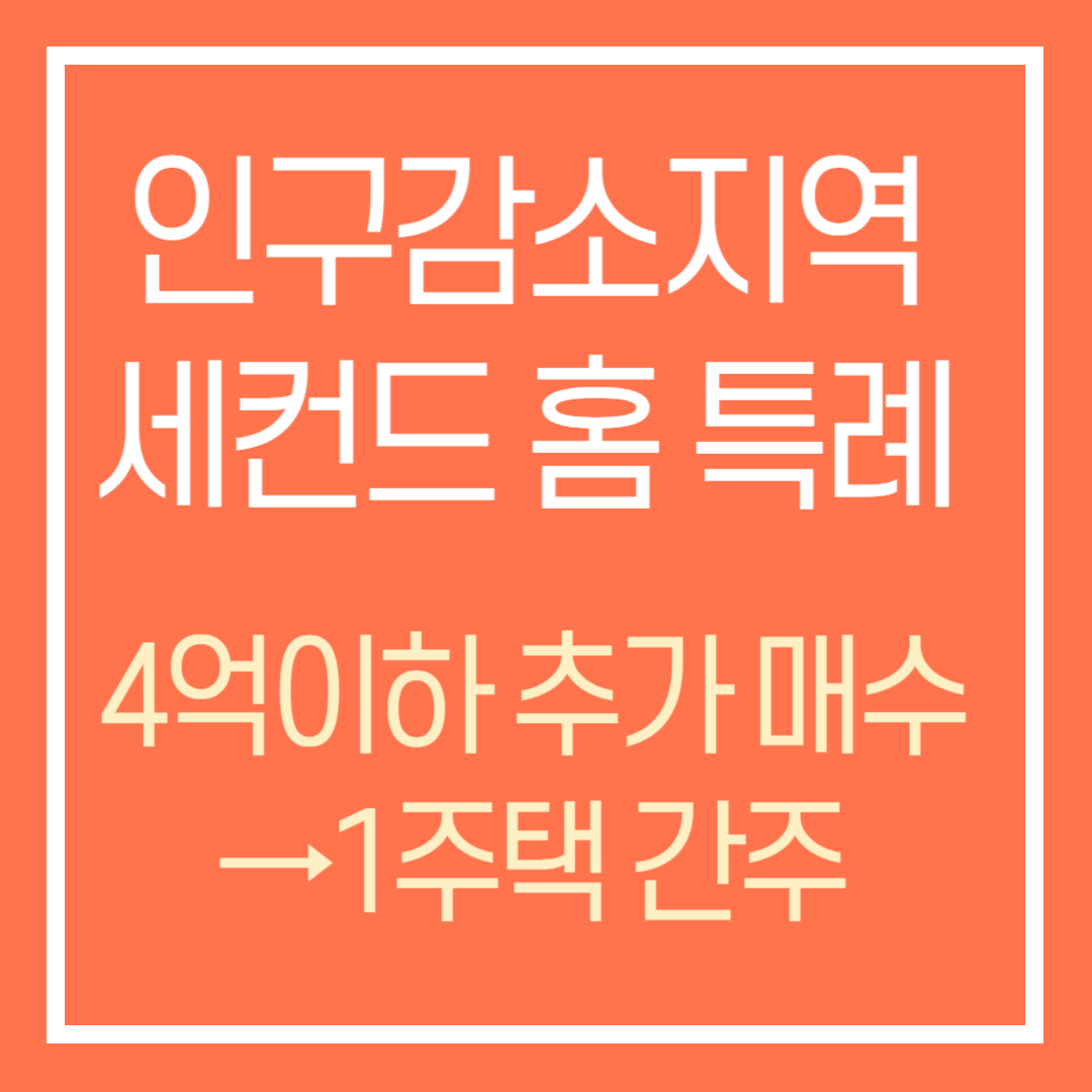 인구감소지역 세컨드홈