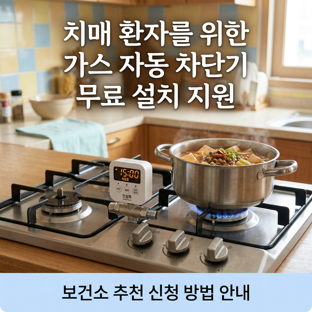 치매어르신 가스차단기, 보건소 추천으로 무료 설치하는 법