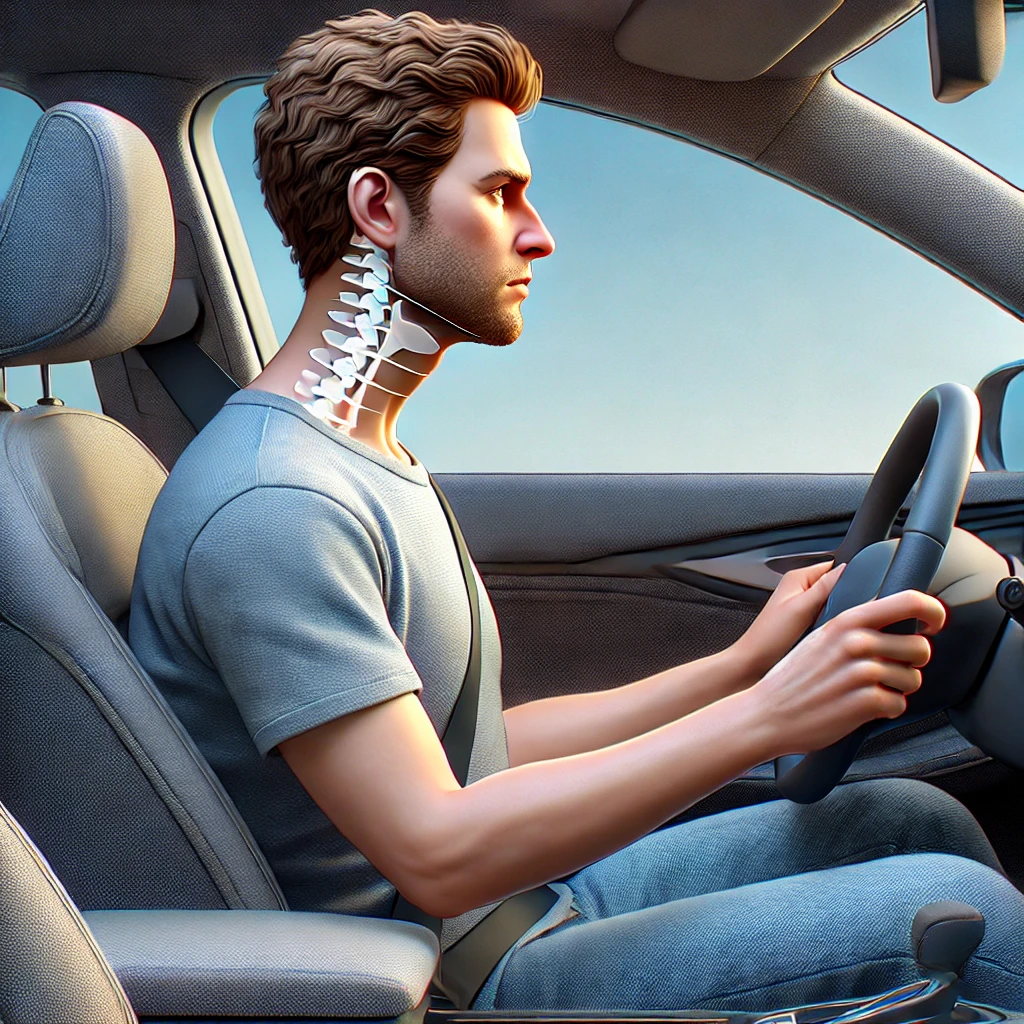 운전습관이 만든 목디스크 관련 사진