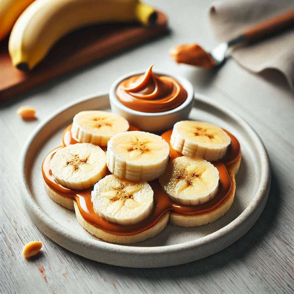바나나 땅콩버터스낵