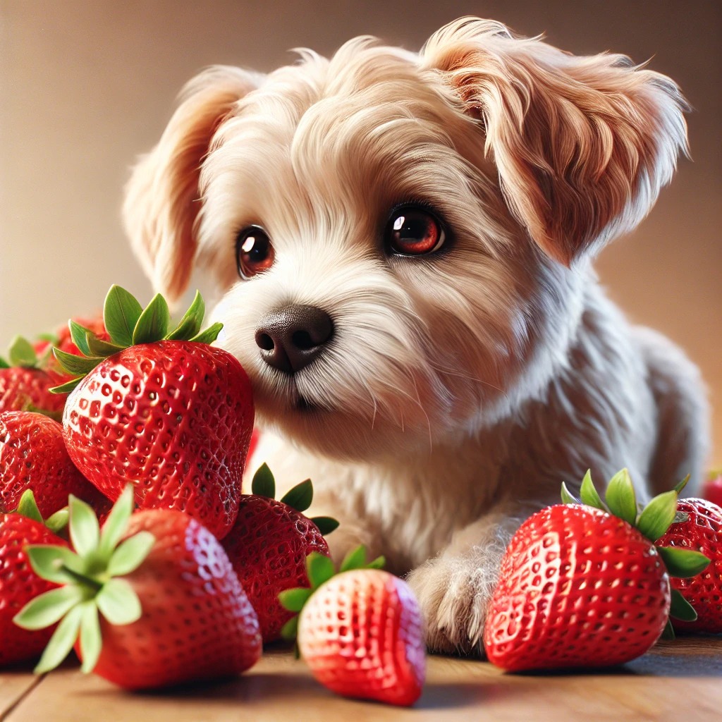 강아지 딸기