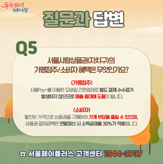 서울사랑상품권 발행 Q&A
