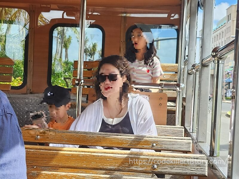 괌 버스안 모습