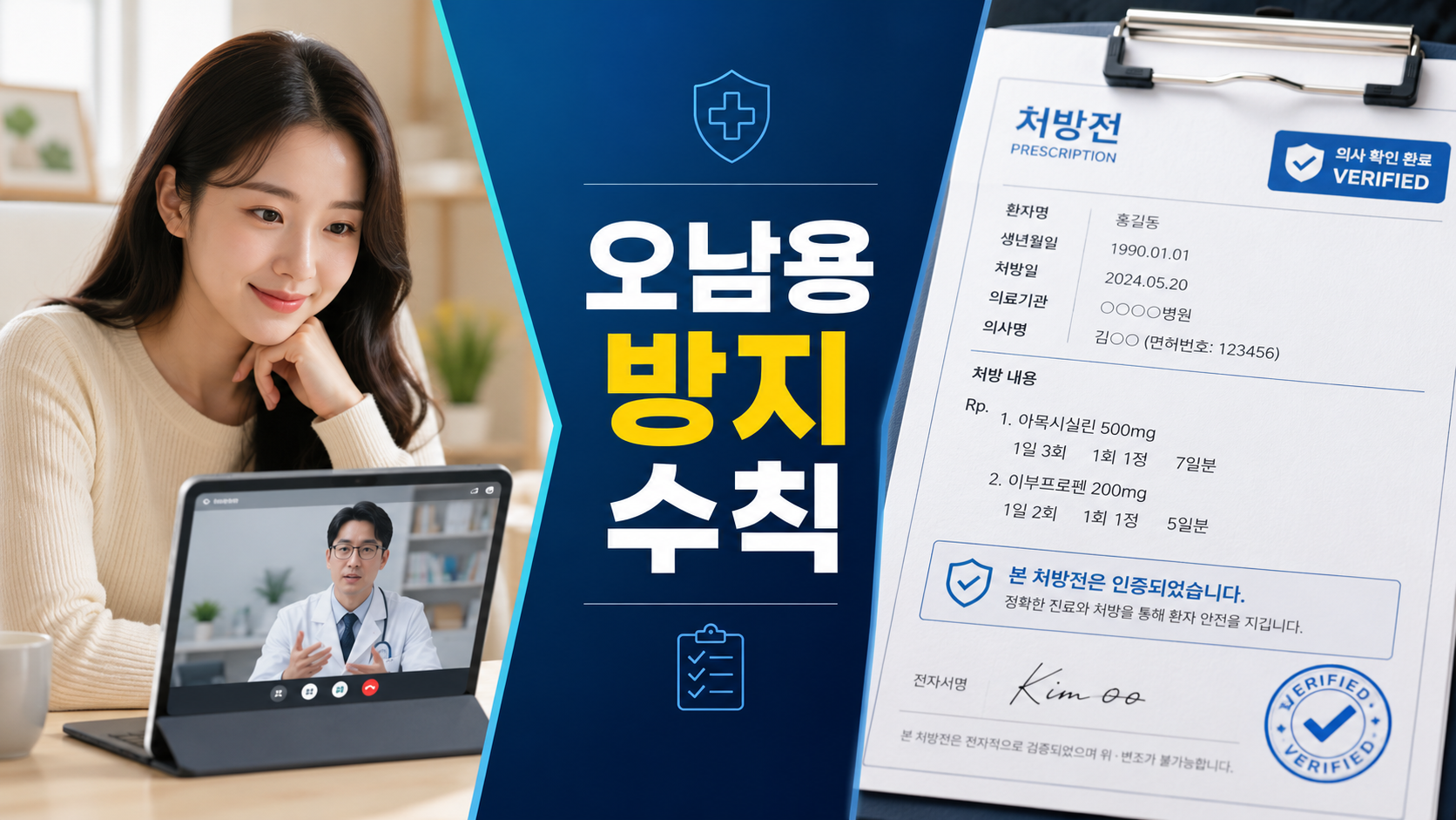 의약품 오남용 방지를 위한 5대 안전 수칙